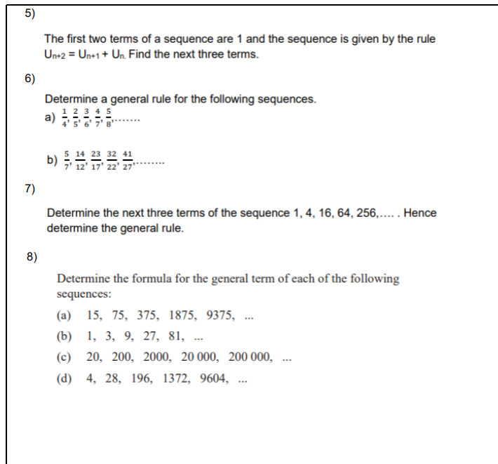 More practice problems